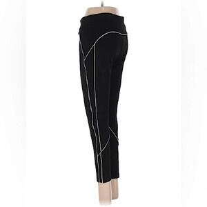 NWT Peter Nygard Slims Leggings in Black with White Trim Size S
